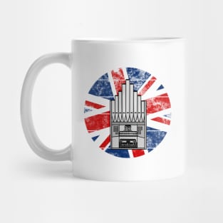 Church Organ UK Flag Britain Organist British Musician Mug